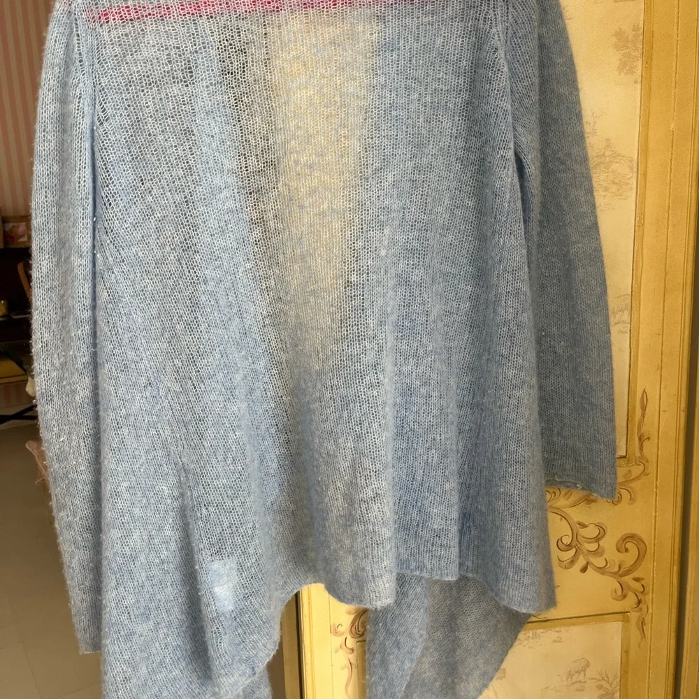 Lilly Pulitzer Cashmere sweater Baby blue M - Picture 3 of 5